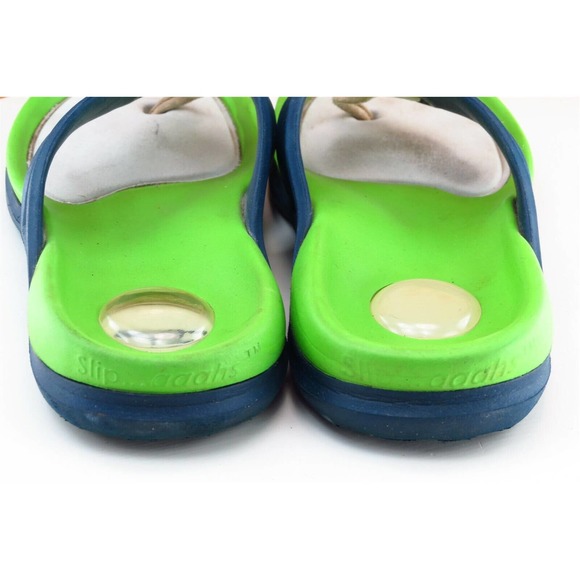 Hawaiian‎ Jelly Sz 6 M Blue Flip Flop Synthetic Women Sandals - Picture 5 of 7